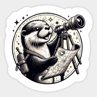 Otter Astral Explorer Sticker